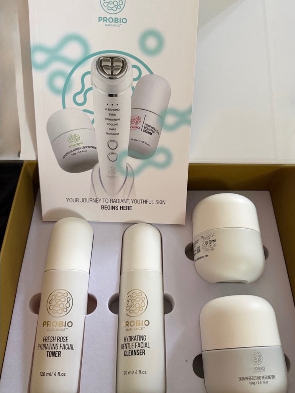 Probio Radiance Daily Skincare Routine System Hydrating New